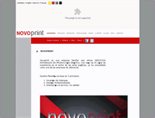 Tablet Screenshot of novoprint.es